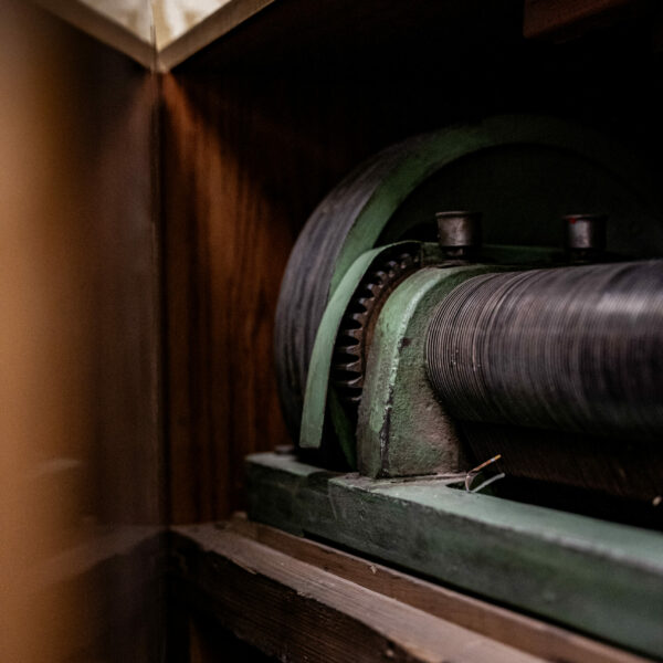 Reißwolf, Standort: Vorderhaus Erdgeschoss Dauerausstellung, Foto: Maria Wündisch